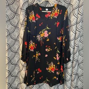 Old Navy Chiffon Floral Babydoll Dress - Size M